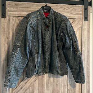 British Motorcycle jacket with full body armor